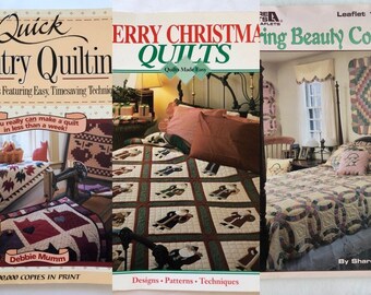 Quilt Book, Quilt Pattern Book, Long Arm Quilting Book, Vintage Quilt Book - Mix & Match