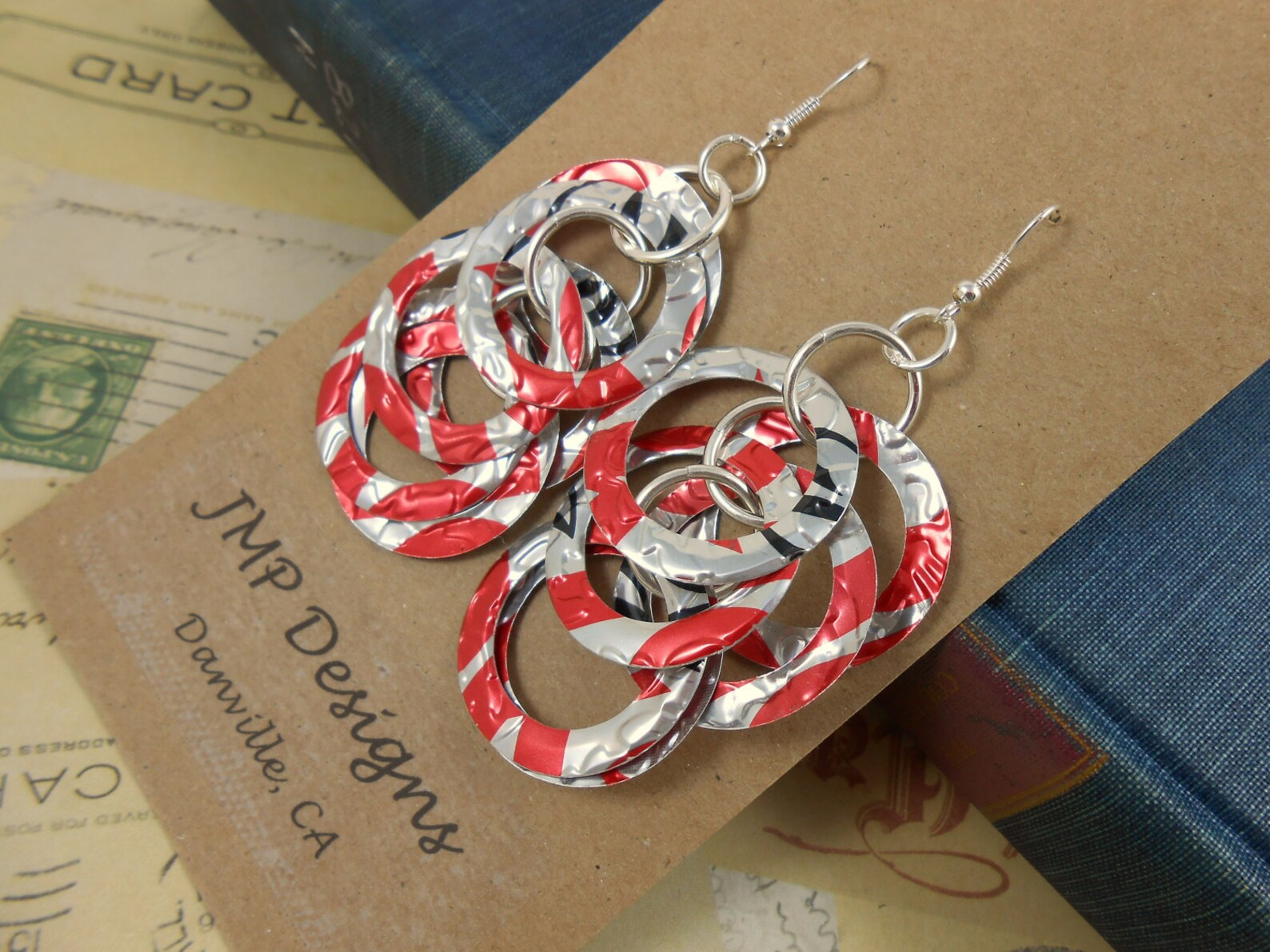 VINTAGE DIET COKE BOTTLE RESIN EARRINGS main image 1