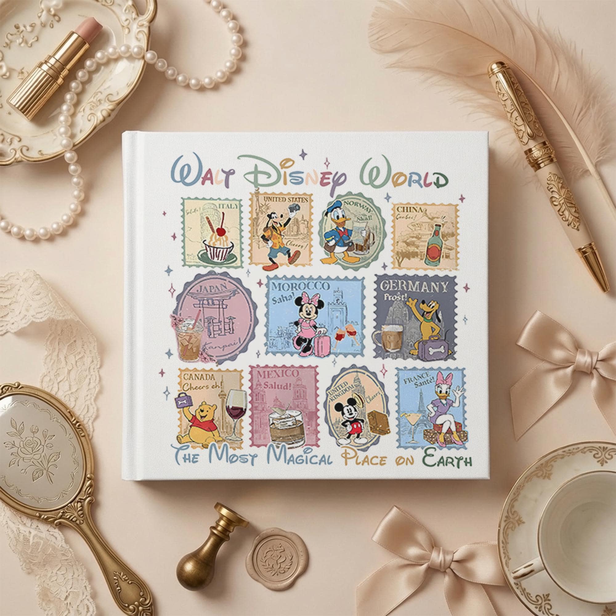 Disney's Stamp Book - Etsy