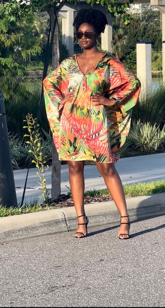 Multi colored dress short deals
