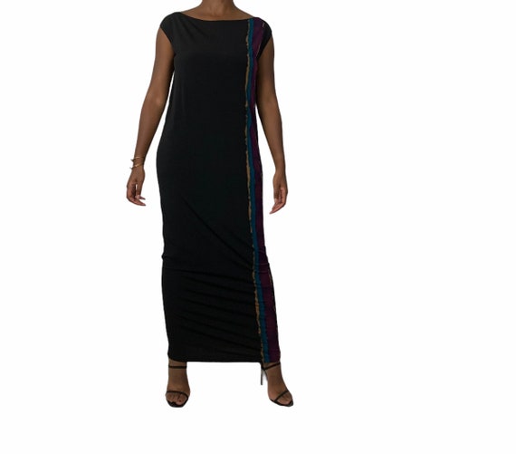 chinese dress ladies Shapewear Square Neck Long Sleeve Slimming Modal Maxi Dress  Popilush