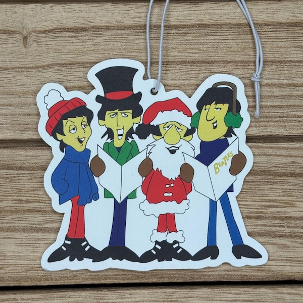 Beatles Christmas Car Air Freshener