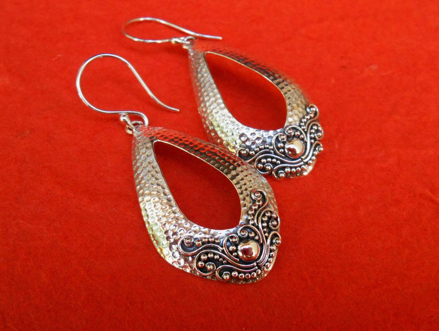 Silver Tribal Handcrafted Earings