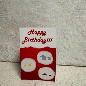 Cartão de Aniversário Animal Dream