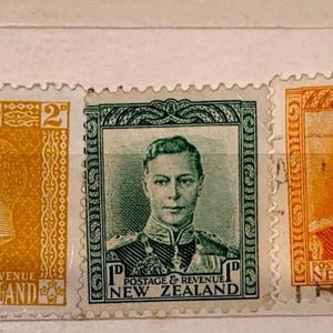 New Zealand vintage stamps
