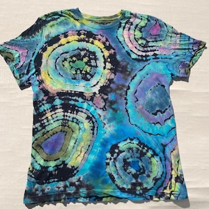 Reverse Tie Dye Geode Tee, Large