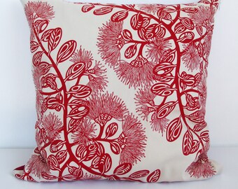 Pohutukawa Pattern Cushion cover.