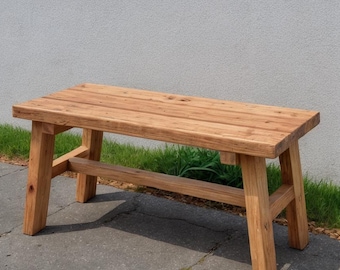 Wooden Bench  Plan: Woodworking Plans, Outdoor Bench (PDF Download)