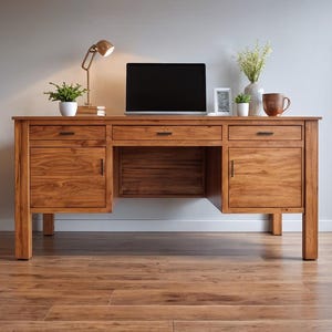 DIY Office Work Bench Plan, Wooden Work station, Study Desk, Computer Table, home Office Furniture, Craft Bench Build Plan,PDF download