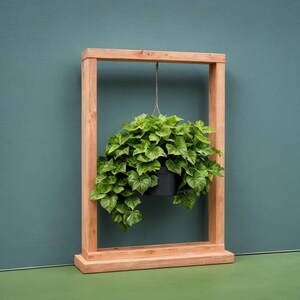 DIY Welcome Stand Woodworking Plan: Porch Decor with Hanging Planter (Digital Download),Holiday Decorations