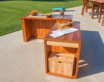 DIY Transforming Craft Table Plan: Foldable Sewing & Cutting Station (PDF Download