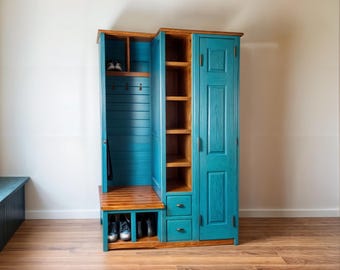 DIY Hall Tree Bench Build Plan: Mudroom Organizer (Digital Download)