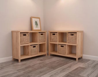 Cube Bookshelf Plans, DIY Woodworking Project (PDF Download)