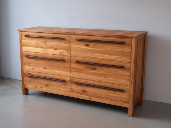 Mid-Century Modern 6-Drawer Dresser DIY Woodworking Plans (PDF)