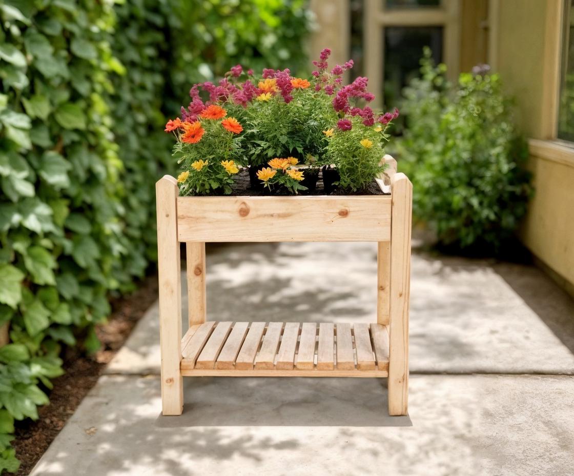 Plan de jardin surélevé : grande jardinière surélevée (téléchargement PDF)