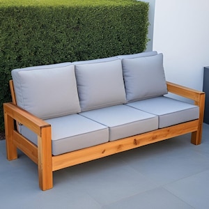 Bouwplan houten buitenbank, houtbewerkingsplannen, terrasmeubilair, plattegronden tuinstoelen, plattegronden bank, doe-het-zelfbouwplan, pdf-bestand