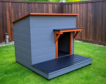 アーバー付き犬小屋 - DIY木工設計図（デジタルPDFダウンロード）