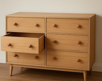 6 laden dressoir bouwplan, doe-het-zelf meubels houtbewerkingsplannen