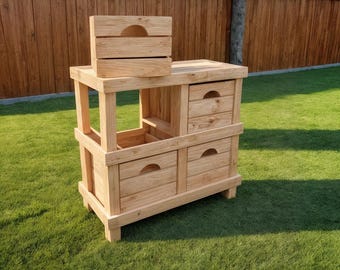 Crate Wooden Station: Multipurpose  Storage Plan,Woodworking Plans ( PDF Download)