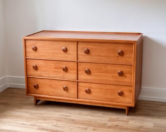 Mid-Century Modern 6-Drawer Dresser Woodworking Plan (Digital Download)
