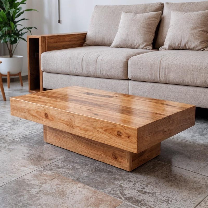Waterfall Coffee Table - Etsy