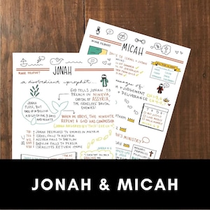 Jonah & Micah Printables
