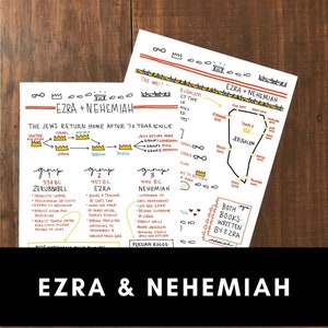 Ezra & Nehemiah Printables