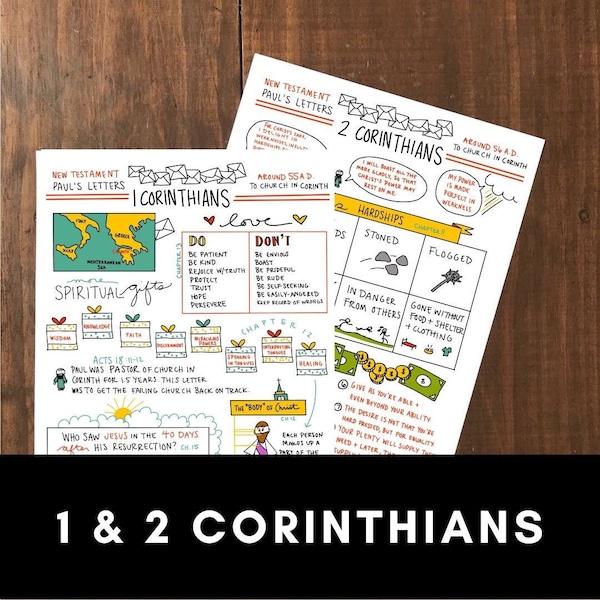 1 & 2 Corinthians Printables