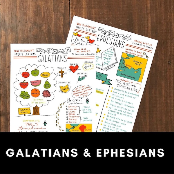 Galatians and Ephesians Printables