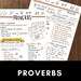 Proverbs Printables - Etsy