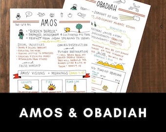 Amos & Obadiah Printables