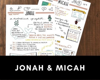 Jonah & Micah Printables