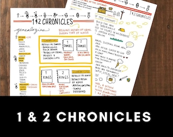 1 & 2 Chronicles Printables