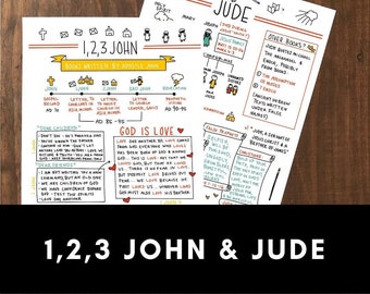 1, 2, 3 John & Jude Printables