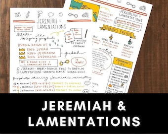 Jeremiah & Lamentations Printables