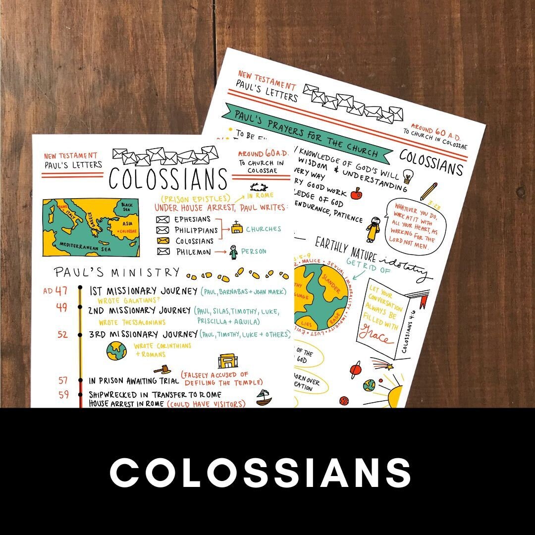 Colossians Printables - Etsy