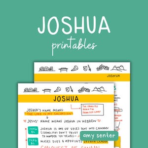 Joshua SIMPLE Notes (Digital)