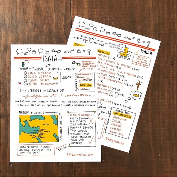 Isaiah Printables | Etsy