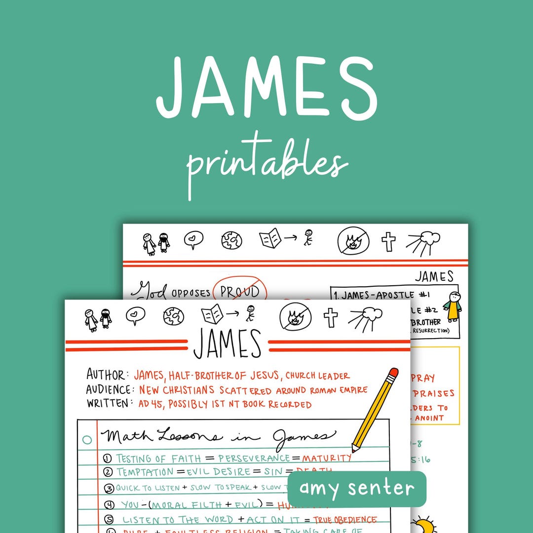 James SIMPLE Notes (digital) - Etsy