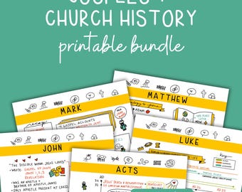 Gospels and Church History: Matthew–Acts SIMPLE Bible Notes (Digital)