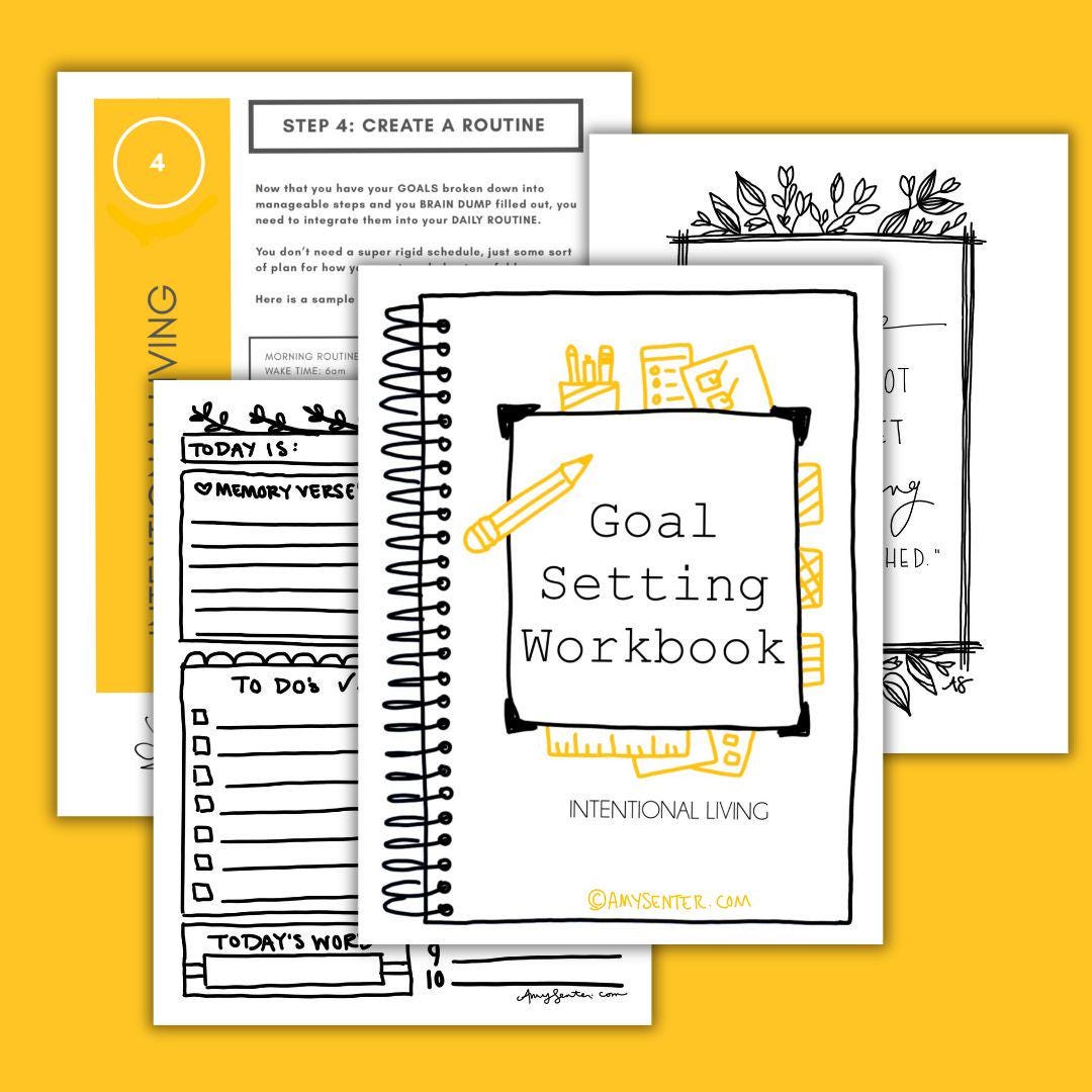 Printable Goal Setting Workbook - Etsy
