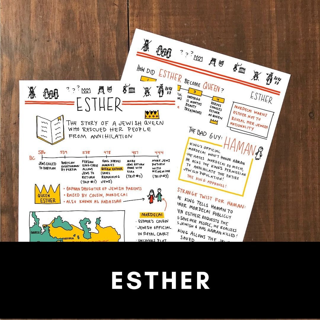 Esther Printables Etsy