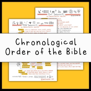 Old & New Testament: Chronological Bible Summary