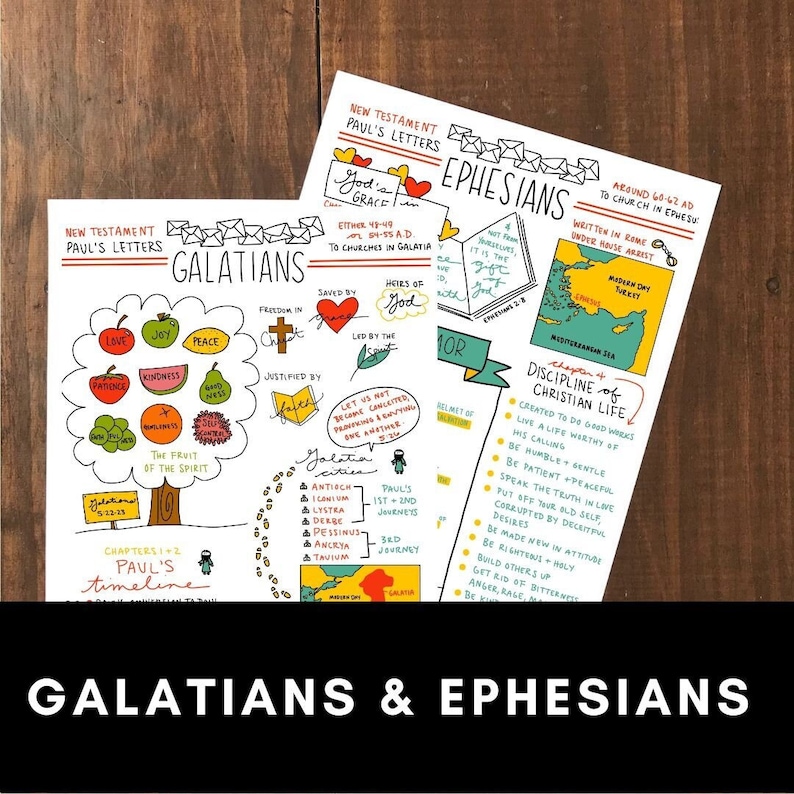 Galatians and Ephesians Printables image 1