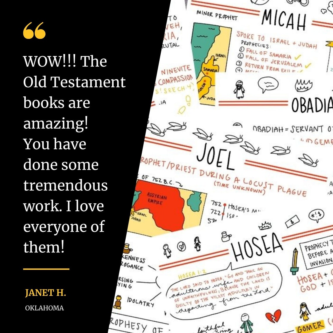 Hosea &amp; Joel Printables - Etsy
