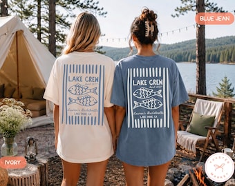 Lake Bachelorette Party Shirt, Custom Camp Bachelorette Party Shirts, Lake Birthday TShirt, Lake Crew Shirts, Girls Trip Matching Outfit