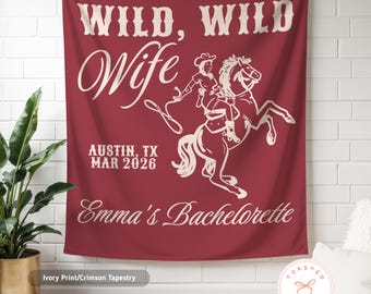 Wild Wild Wife Bachelorette Banner, Wild Wild Wifey Bachelorette Decor, Last Rodeo Backdrop, Country Western Bachelorette Decorations