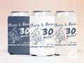 Cheers and Beers Birthday Can Cooler, 30th Birthday Drink Sleeve, Personalized Cheers to 40 Years Party Favor, 50th Birthday Can Holder