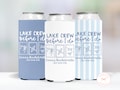 Love On The Lake Bachelorette Can Coolers, Personalized Lake Crew Before I Do Bachelorette Drink Sleeves, Nautical Bachelorette Party Favors