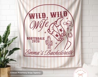 Wild Wild Wife Bachelorette Banner, Wild Wild Wifey Bachelorette Decor, Last Rodeo Backdrop, Country Western Bachelorette Decorations
